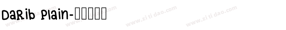 DaRib Plain字体转换